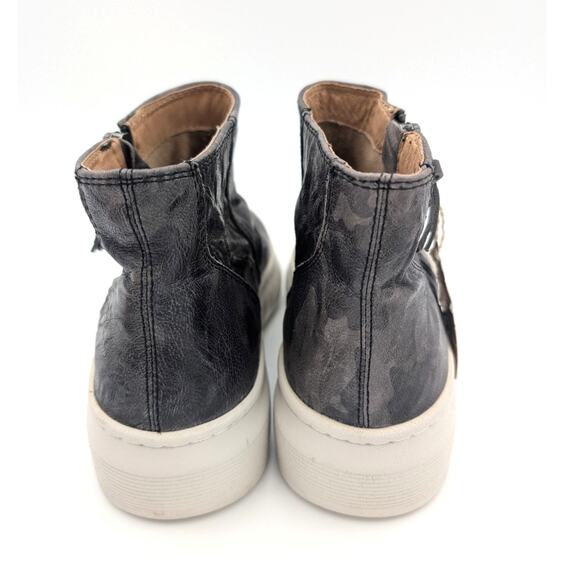 Sofft Portland Ankle Boots Leather Zip Up Women's Camo Gray Size US7.5M EU38 - Picture 5 of 12